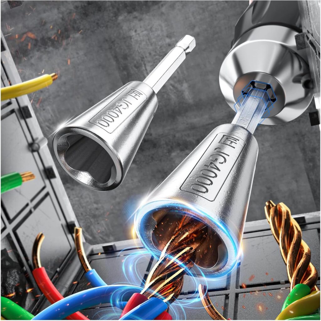 Nooyio 6mm Hex Shank Wire Nut Twister Drill Attachment