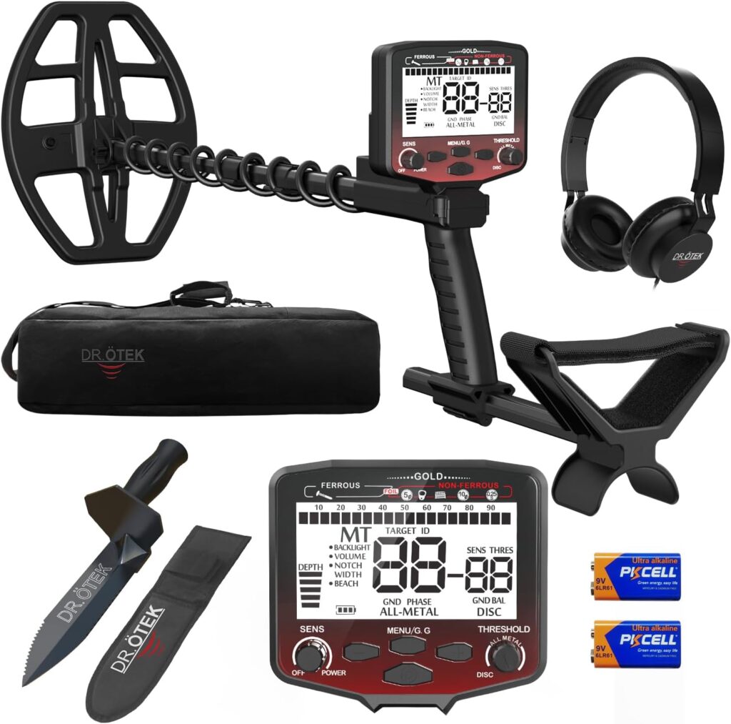 DR.OTEK Professional Higher Accuracy Metal Detector Kit