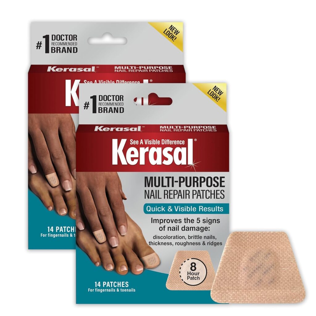 Kerasal Multi-Purpose Nail Repair Patches – 14 Count Twin Pack