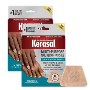 Kerasal Multi-Purpose Nail Repair Patches – 14 Count Twin Pack