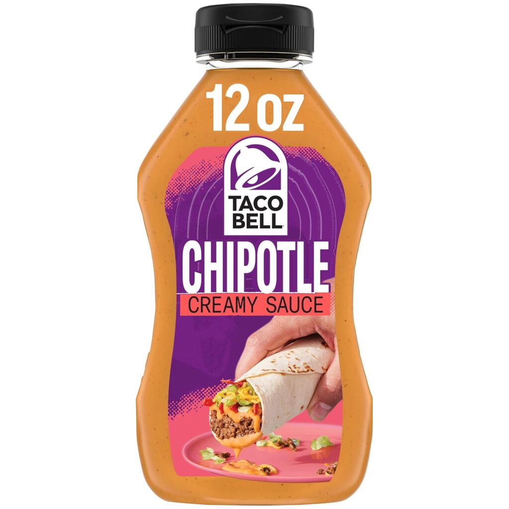 Taco Bell Creamy Chipotle Sauce 12oz Bottle
