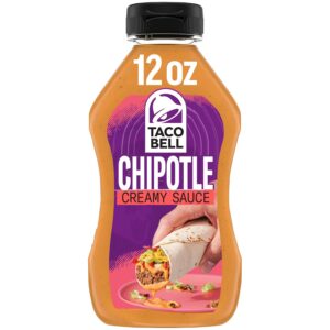 Taco Bell Creamy Chipotle Sauce 12oz Bottle