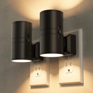 2-Pack Briignite 3000K Dimmable LED Wall Plug Night Lights