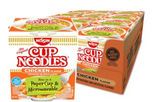 Nissin Cup Noodles Ramen Noodle Soup (Pack of 12)