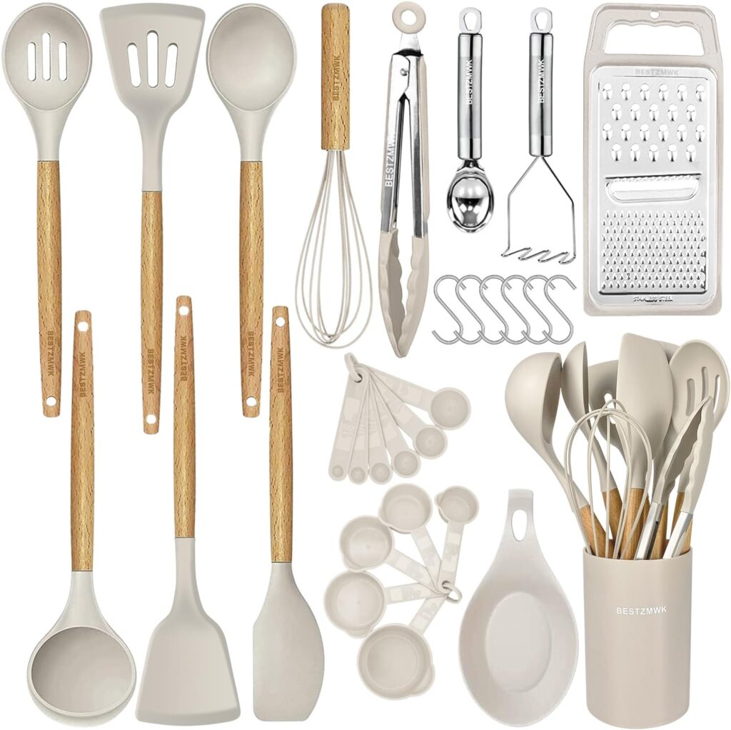 29pc Kitchen Cooking Utensil Set with Holder