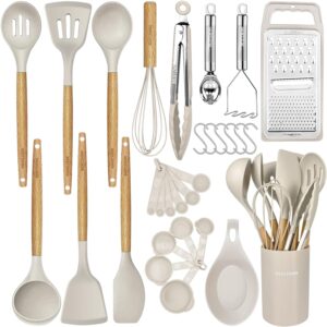29pc Kitchen Cooking Utensil Set with Holder